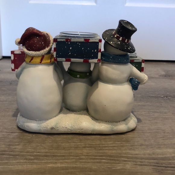 Snowman Tea Light Holder - Picture 3 of 4